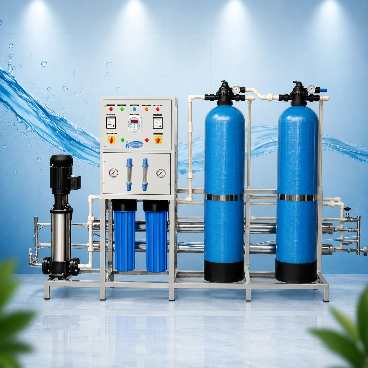 1500 LPH RO Plant Service6
