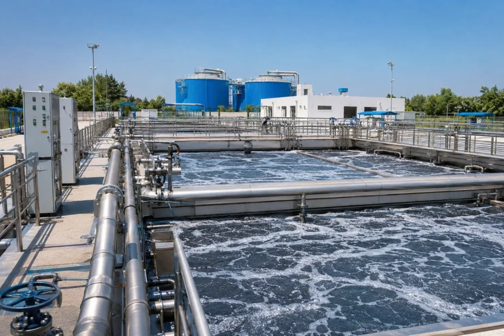 Advanced Sewage Treatment Plant (STP) for wastewater recycling and water treatment