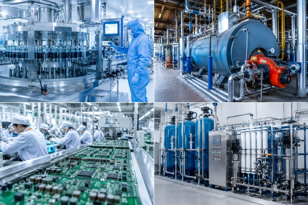 Applications of DM Plant System in pharmaceutical, power and industrial sectors