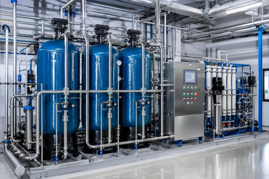 Industrial DM Plant System for high purity water treatment