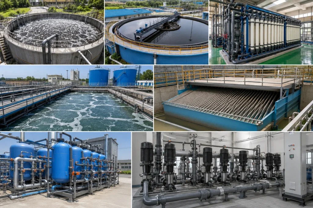 MBBR SBR and MBR based Sewage Treatment Plant technologies