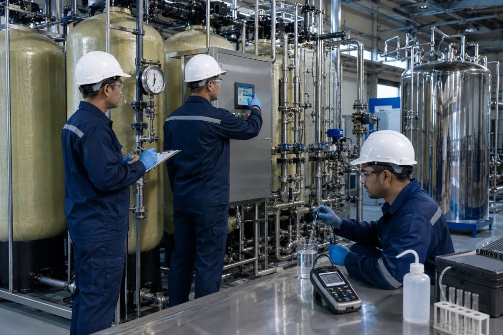 Water Softener Plant installation maintenance and technical support services