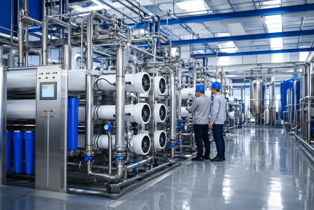 Water Treatment Plant Company providing industrial water purification solutions
