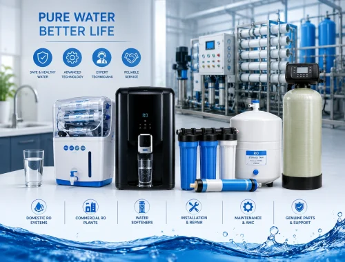 RO water purification systems and commercial water treatment solutions
